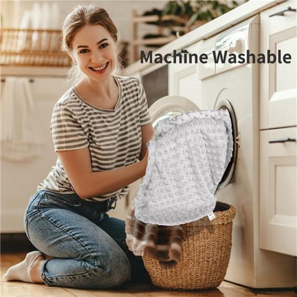 Nursing Pillow Cover 2 Pack Nursing Pillow Slipcovers for Breastfeeding Moms - Picture 6 of 7